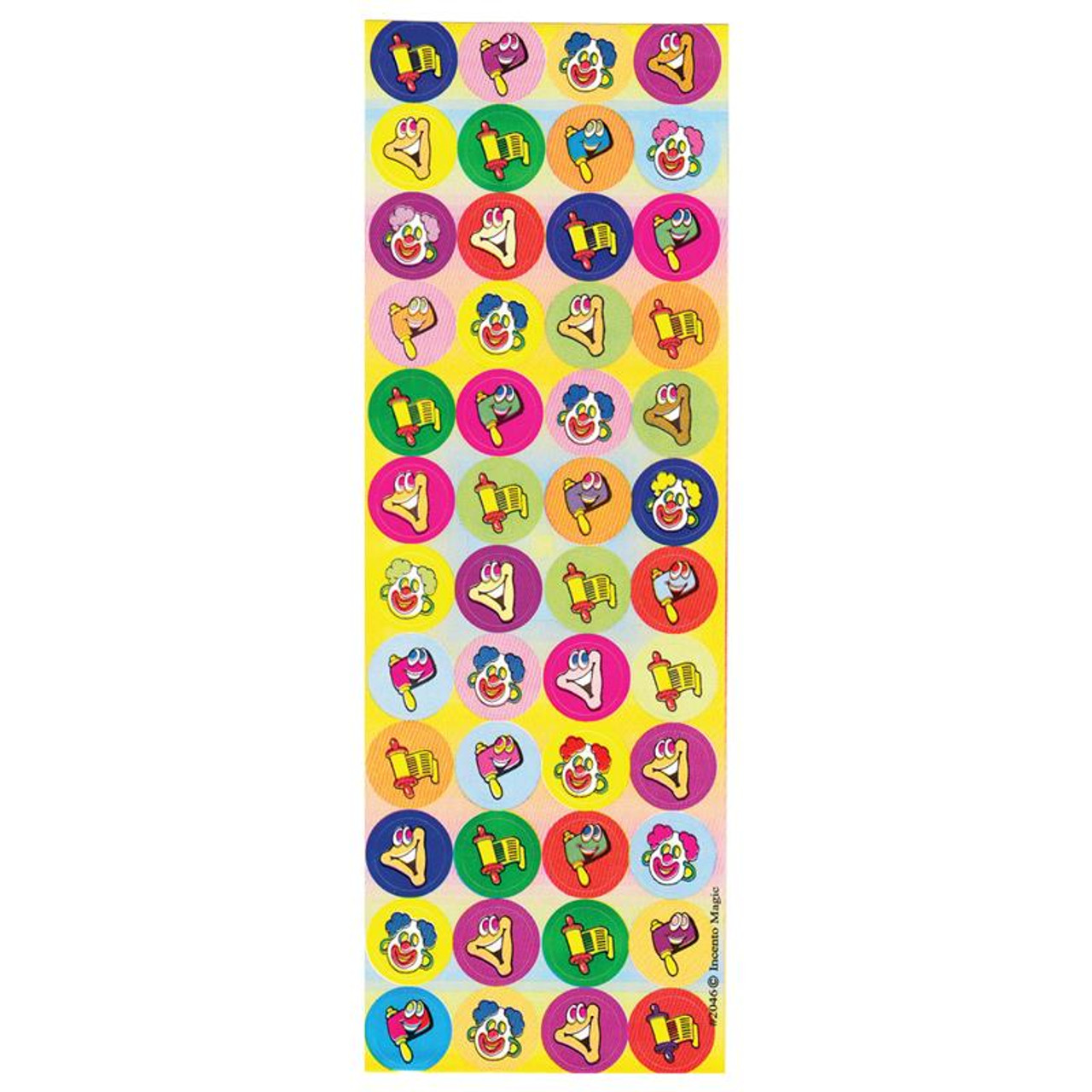 Purim Symbols Sticker Dots - 288pkg.