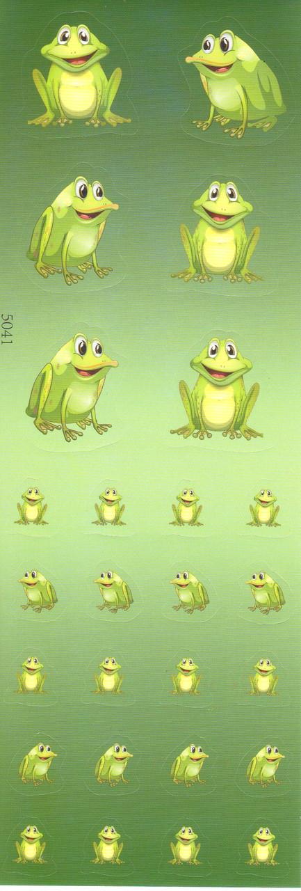 Various sizes Frogs Stickers stickers for Passover