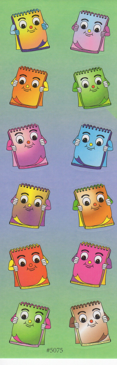 Die-Cut Square Stickers (72)