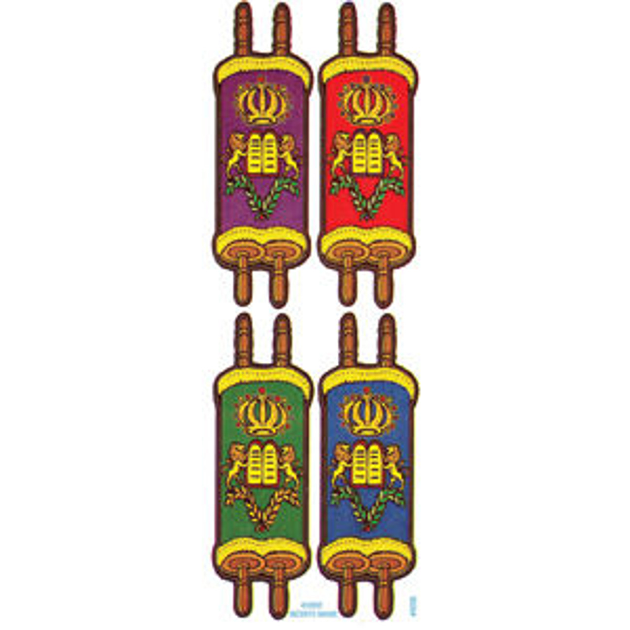 X-Large Dressed Torah Die Cut Sticker - Jewish Stickers