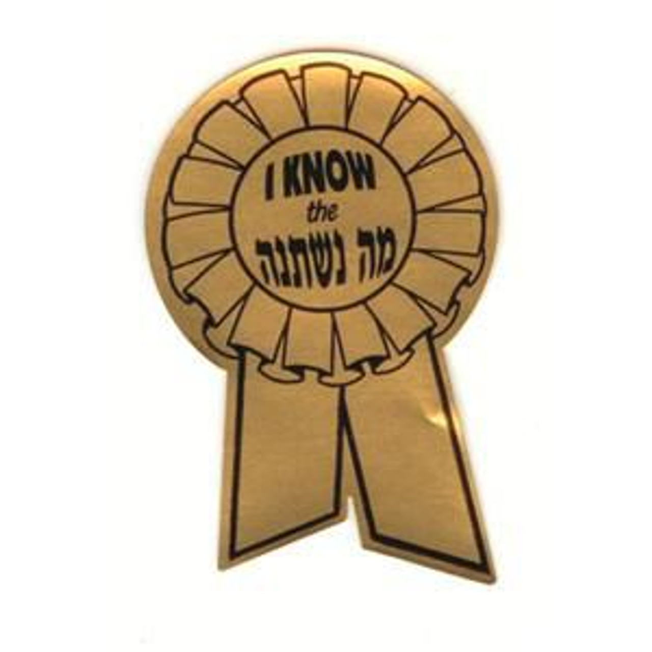 I Know the Ma Nishtana Die-Cut Stickers