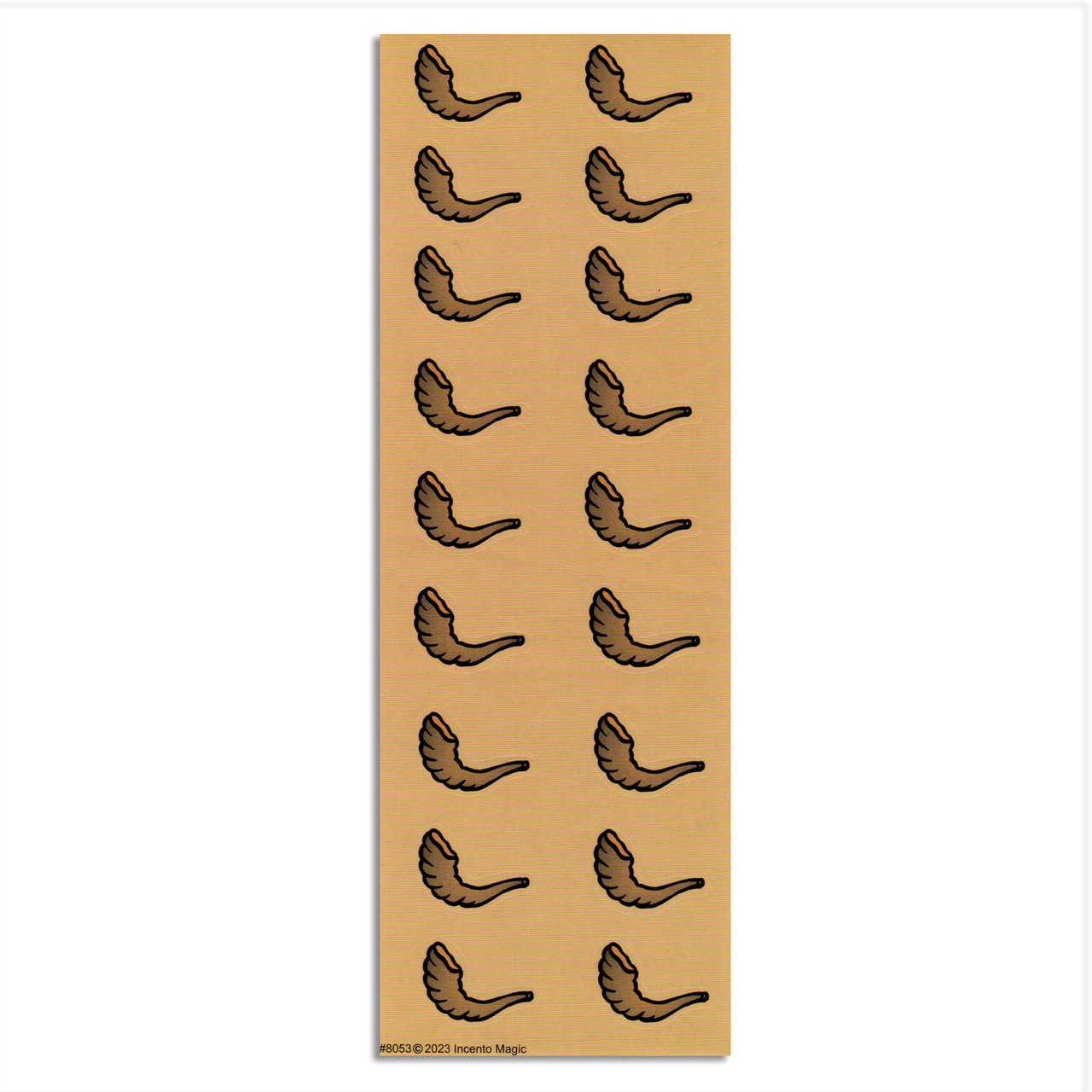Die-Cut Shofar Stickers