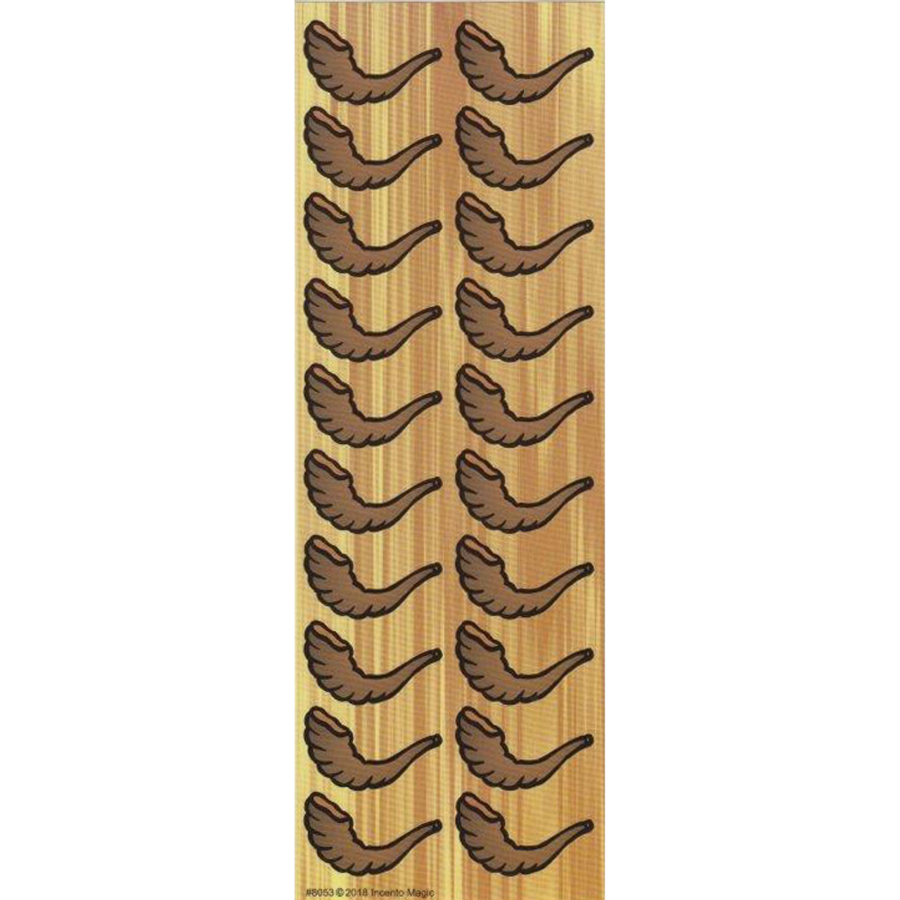 Small Die-Cut Shofar Stickers
