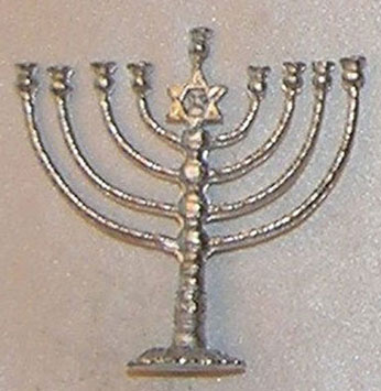 Menorah, Large, Silver Color