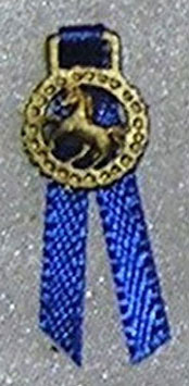Trophy, Horse, Badge, Blue Ribbon