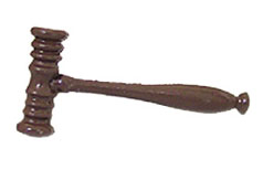 Judge's Gavel Brown