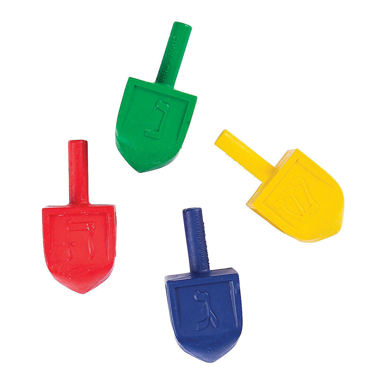 Hanukkah Dreidel Shaped Crayons (24)