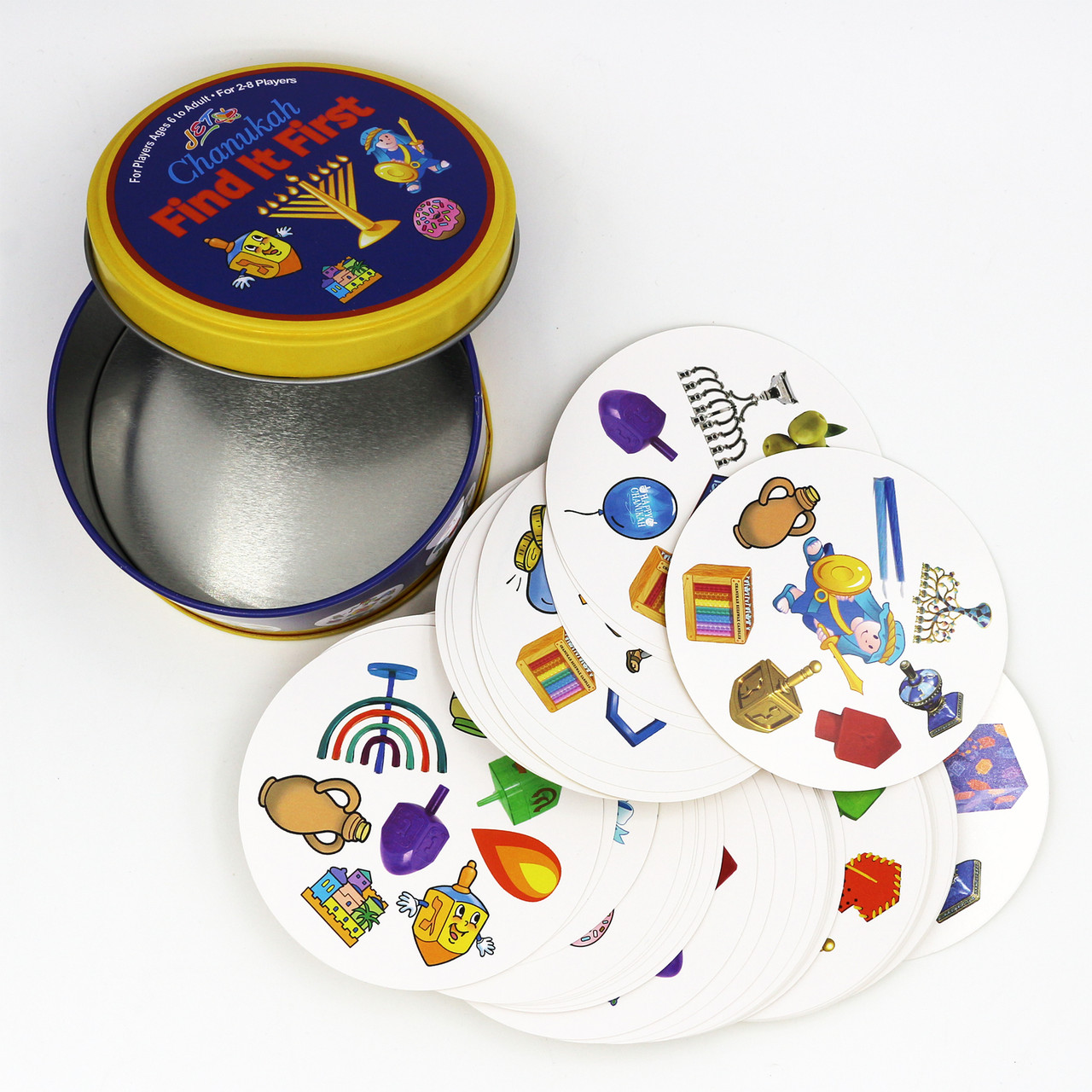 Chanukah Find it First Game in Tin Box