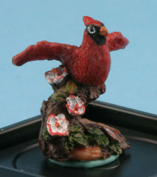 Cardinal (Hand Painted Bird Figurine)