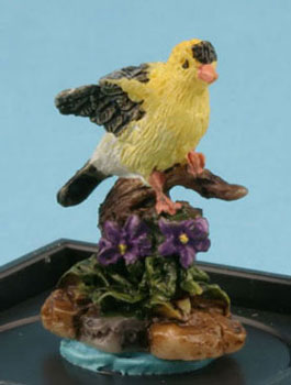 Goldfinch (Hand Painted Bird Figurine)
