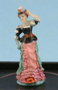 Victorian Lady Figurine (Orchid)