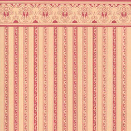 Wallpaper, Regency, Plum Stripe, 3 pc.