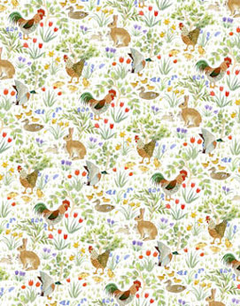 Wallpaper, Country Springtime, 3 pc.