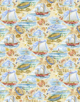 Wallpaper, At The Seaside, 3 pc.