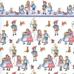 Wallpaper, Children, On White, 3 pc.