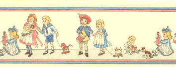 Border, On Dark Cream, 3 pc.