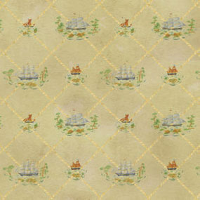 Wallpaper, Colonial Clippers, 3 pc.