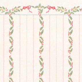 Wallpaper, Christmas Stripes, 3 pc.