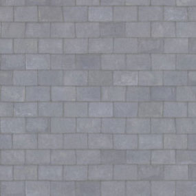 Wallpaper, 1/2" Scale Old Grey Slate Roof, 3 pc.