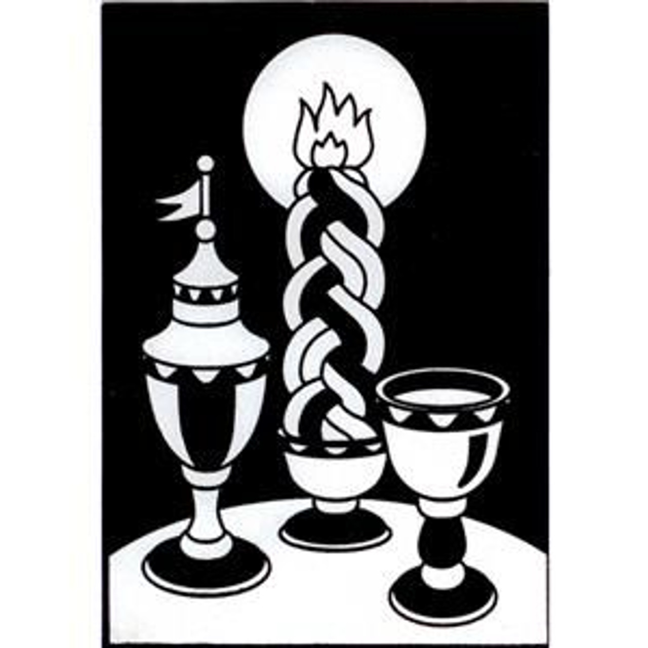 Havdalla 12 Boards of Jewish Velvet Art (Felt Art)