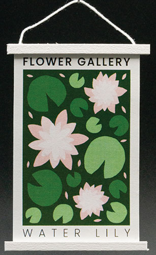 Water Lily Hanging Poster