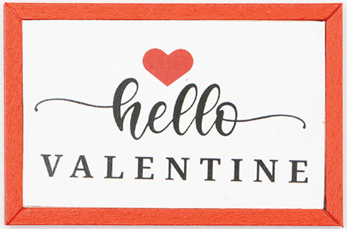 Hello Valantine Picture, Red Frame