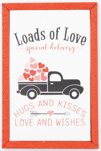 Loads of Love Picture, Red Frame