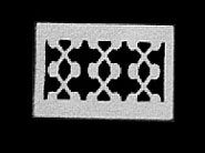 Wall Register Cover, Brass Color