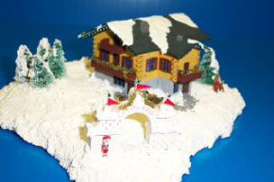 1/144 Scale, Alpine Christmas House Kit
