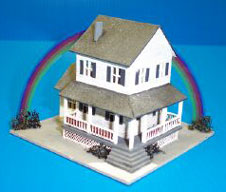 1/144 Scale, Auntie Elm's Farmhouse Kit