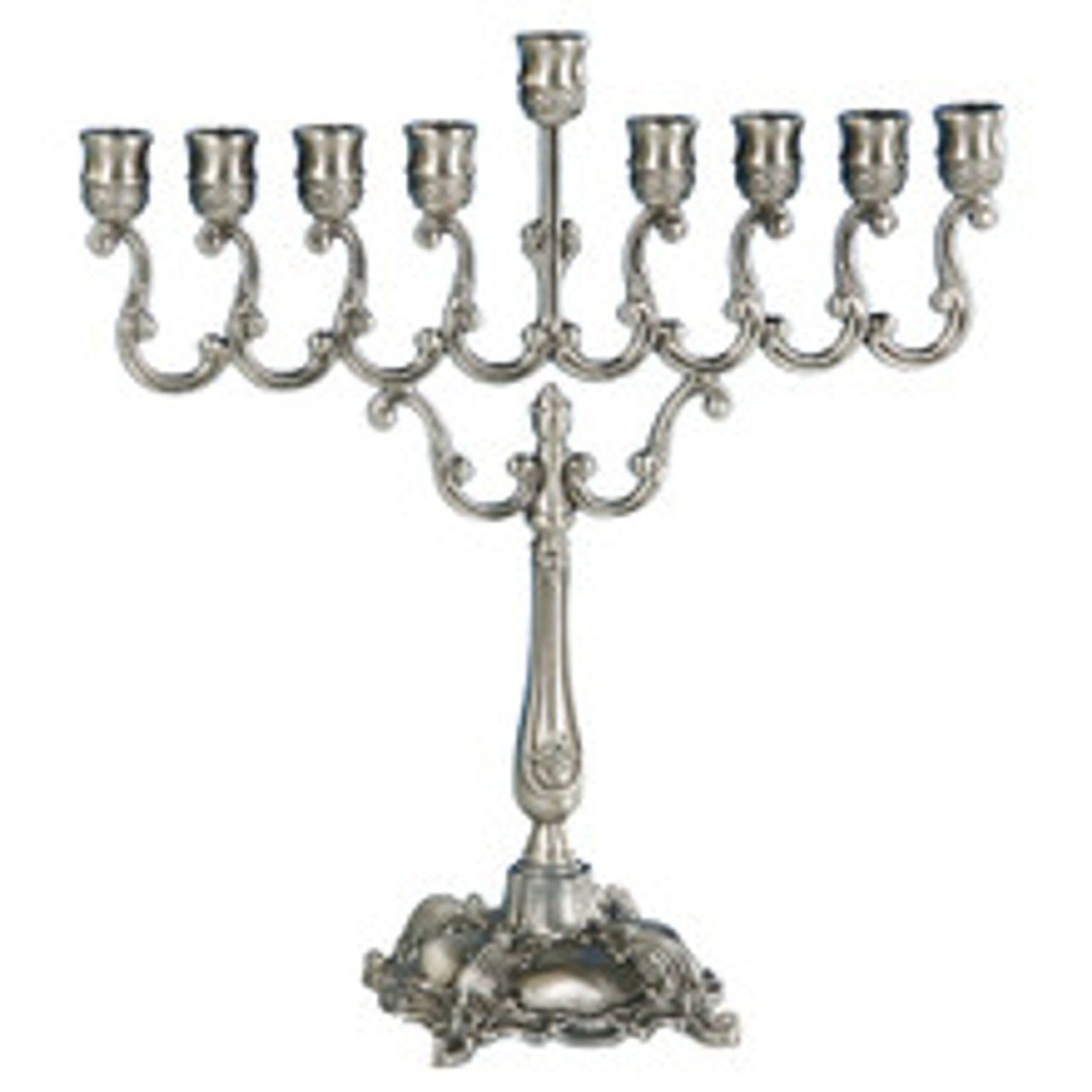 Antique design Pewter Menorah