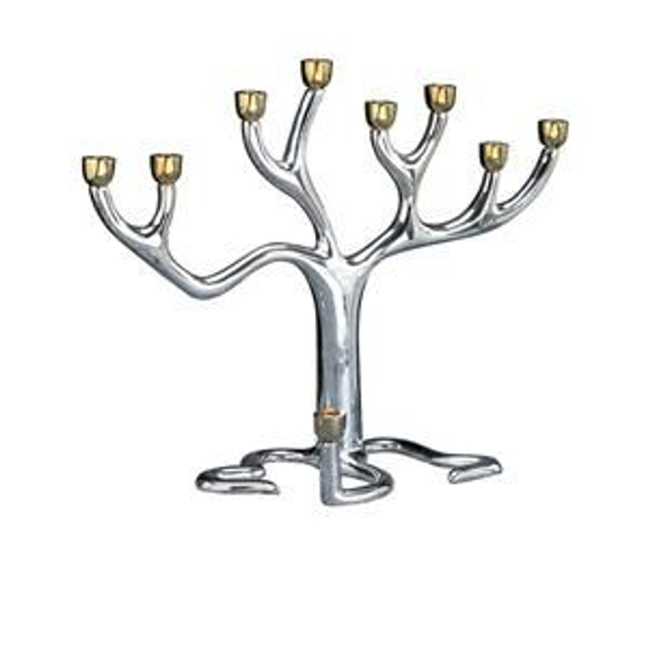 Medium "Tree of Life" (TM) Menorah