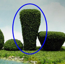 Tree-Box Bush 4 1/2", 2 pc.