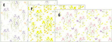 Wallpaper, Mini Iris, Lilac, 3 pc.