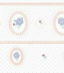 Wallpaper, Cameo, Peach, 3 pc.