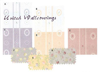 Wallpaper, Cameo Stripe, Blue, 3 pc.