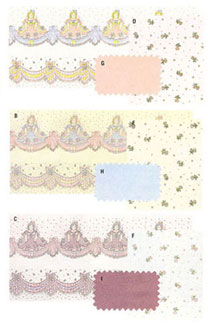 Wallpaper, Mon Cheri, Pink, 3 pc.