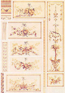 Wallpaper, Minuet (Panel), 3 pc.