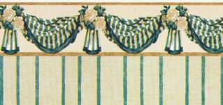 Wallpaper, Benjamin's Swag (Green), 3 pc.