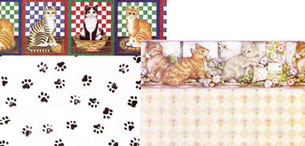 Wallpaper, Cat's Meow, 3 pc.