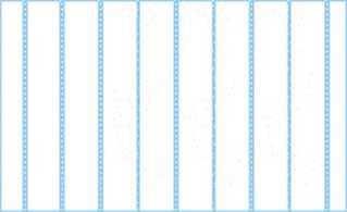 Wallpaper, White On, Blue, 3 pc.