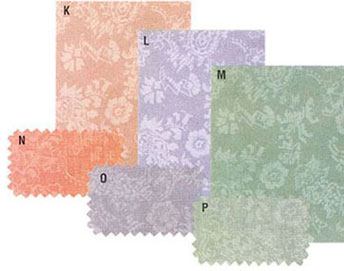 Wallpaper, Damask, Rose, 3 pc.