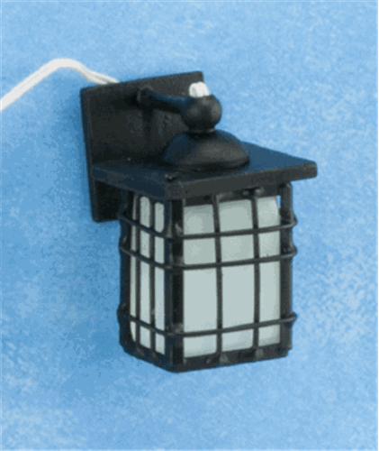 Craftsman Outdoor Coach Lamp, Black
