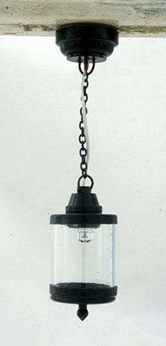 LED Battery Bird Cage Hanging Light with Wand, Black, CR1632 Battery Included, 3 Volt