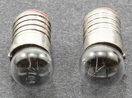 12V Round Base Bulbs, 4 per package