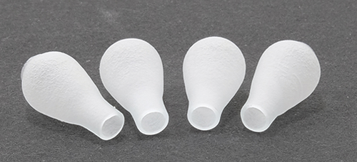 Glass Chimney Shade, Frosted, 4 per package