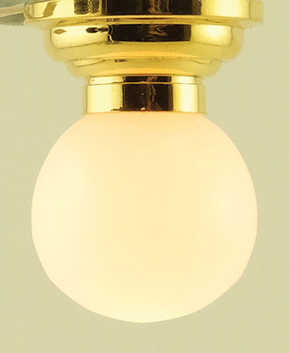 Ceiling Globe, White