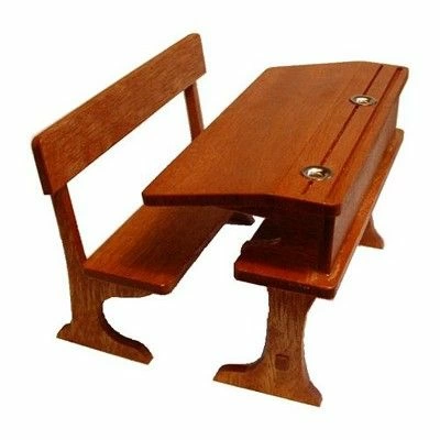 Double School Desk and Bench Kit