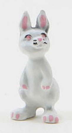 White Bunny, Hand Painted