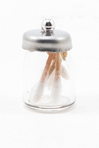 Cotton Swabs In Jar